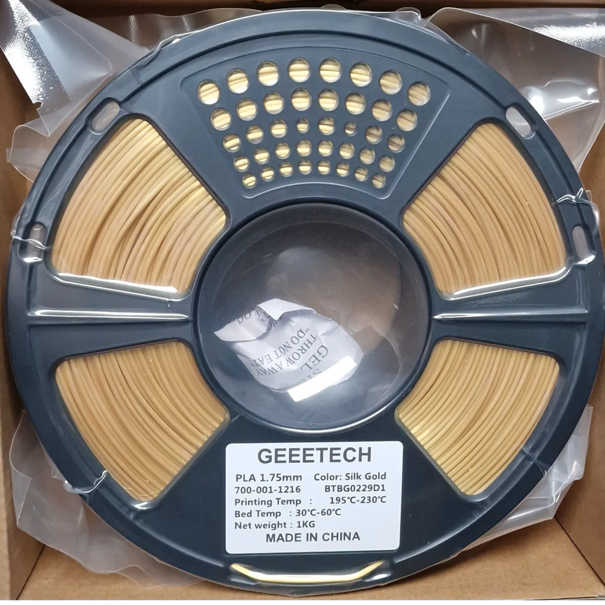 PLA Silk Gold Geeetech